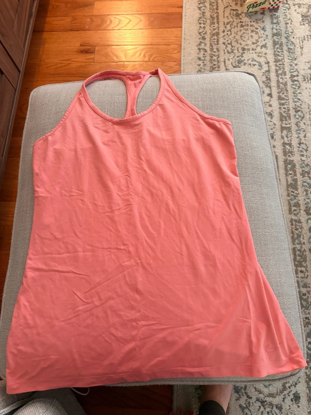 Women's NIKE Sleeveless Tank Top in Coral Pink
